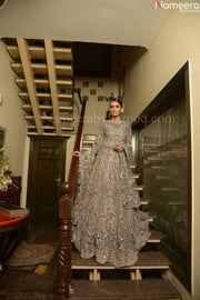 grey lehenga choli