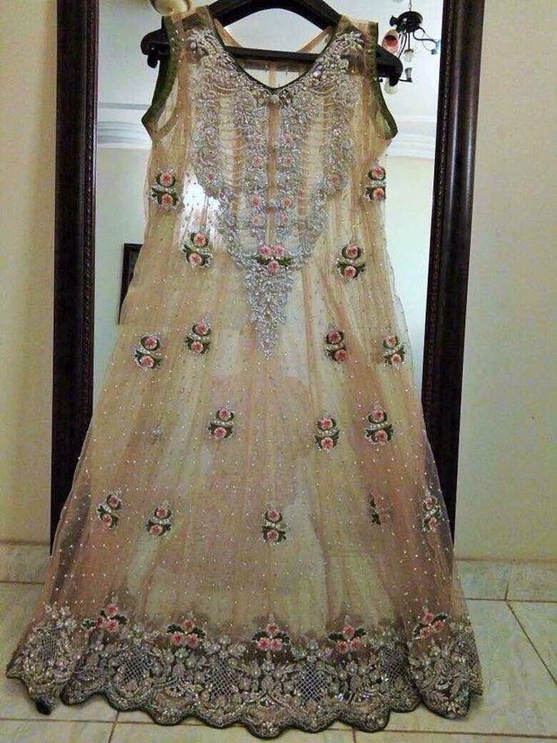 Wedding party dress nagh cutwork dabka and threds work Model # P 183