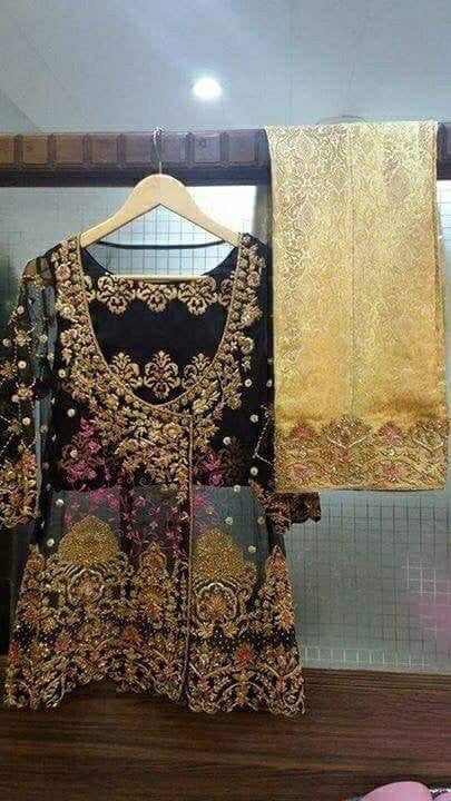 Wedding party dress with dabka nagh and threds work  Model #P 161