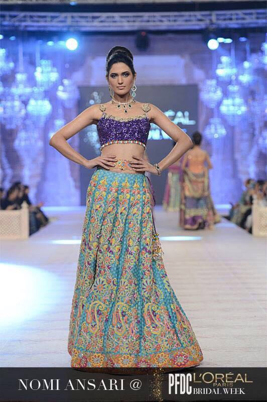 Wedding mehndi lahngawith block printing dabka threds sequance and nagh work  Model#M 133