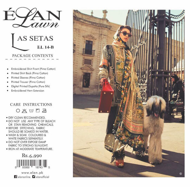 Lawn dress by elan M#L 122