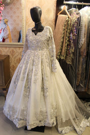 Wedding bride maxi pearls sequance and nugh work M#B 173