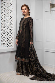 Beautiful Indian chiffon dress in lavish black color