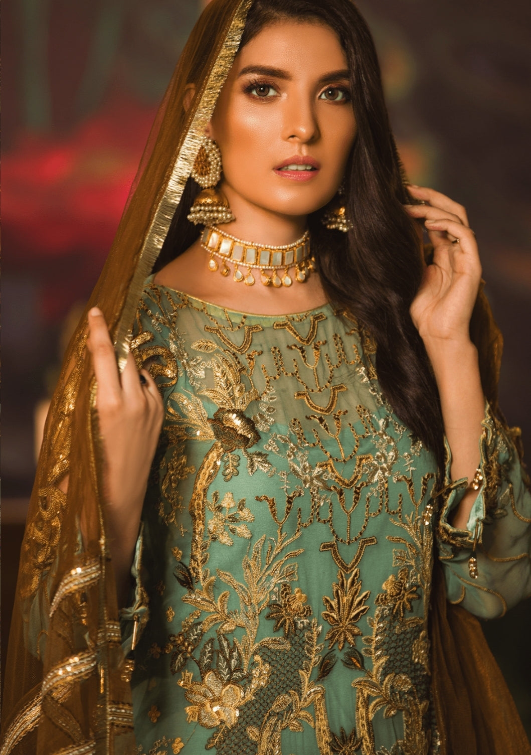 Pakistani suit with pants 