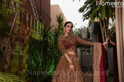 Embellished Pakistani Red Color Lehenga Choli #BN641