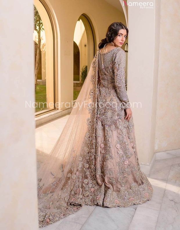 Indian reception bridal lehenga