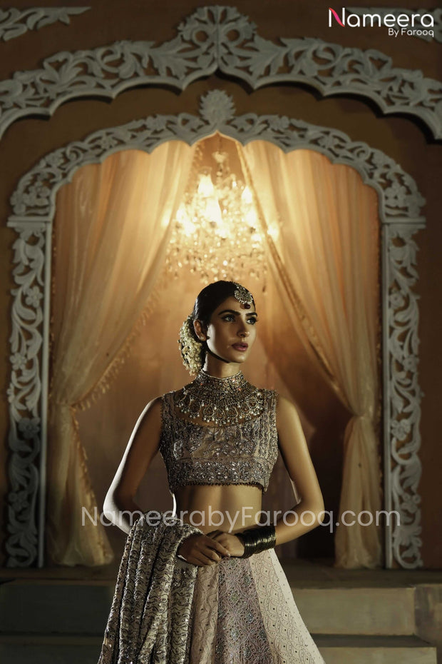 ivory lehenga choli