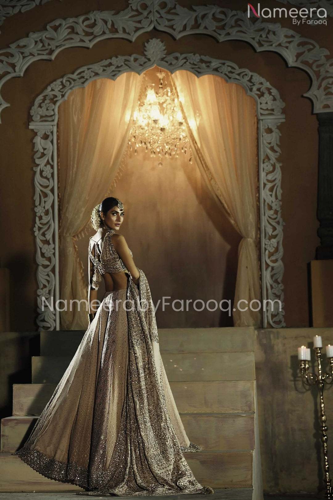 ivory lehenga bridal