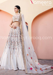 kundan work lehnga choli