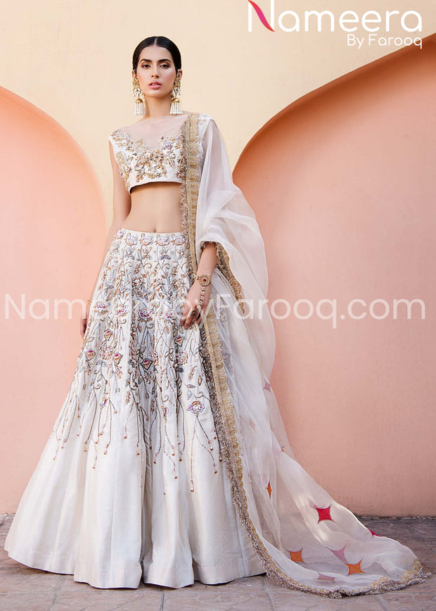 kundan work lehnga choli 