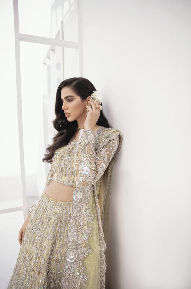  Lime Yellow Lehenga 