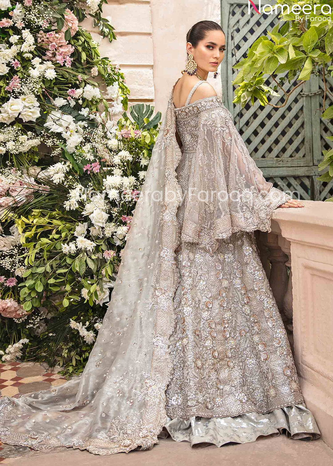 long bridal gown