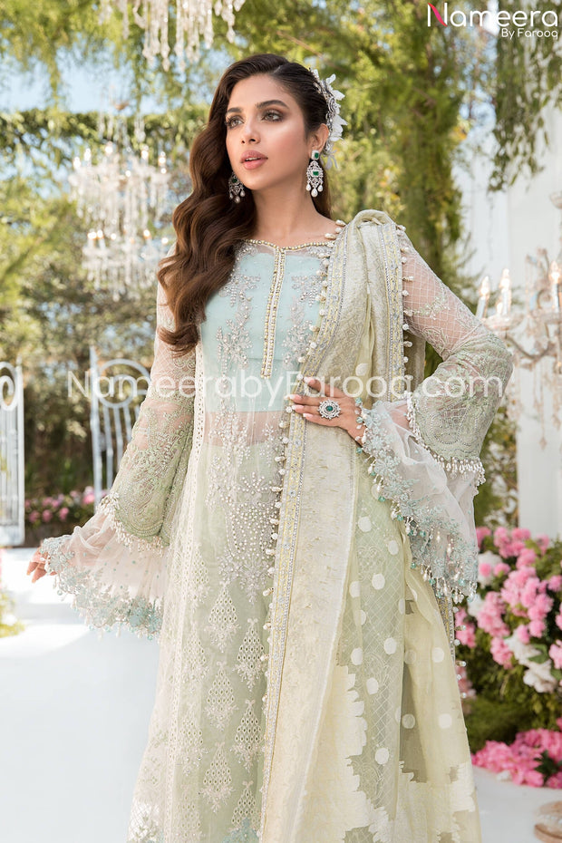 Premium Wedding Party long kameez with palazzo #PN410