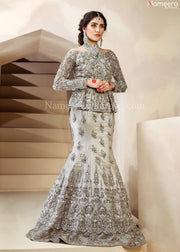 long tail pakistani wedding dresses