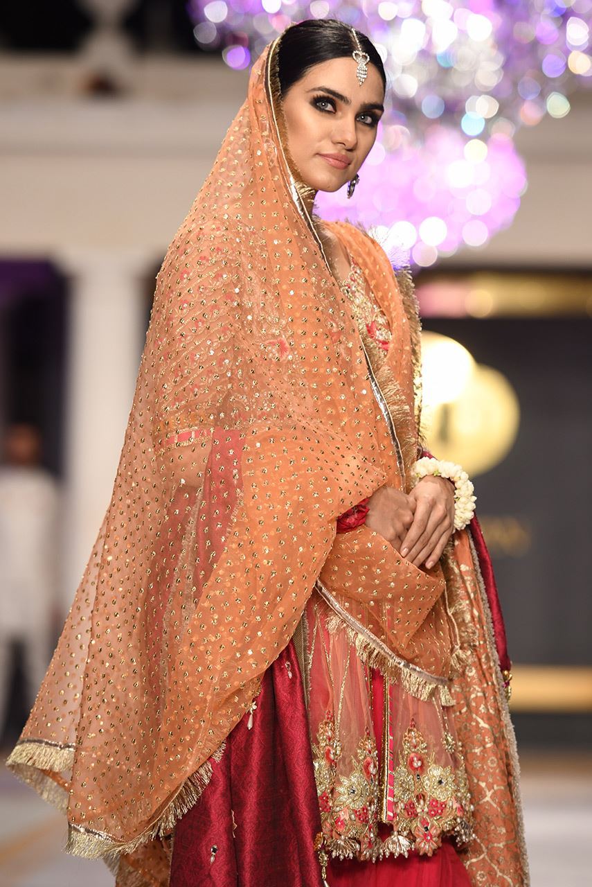 Beautiful designer bridal mehendi outfit embroidered in red color # B3427