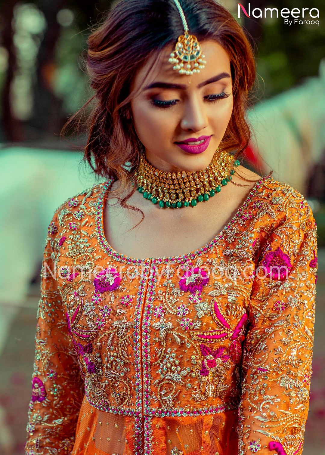 Premium Style Bridal Mehndi Dress in Pakistan 2021