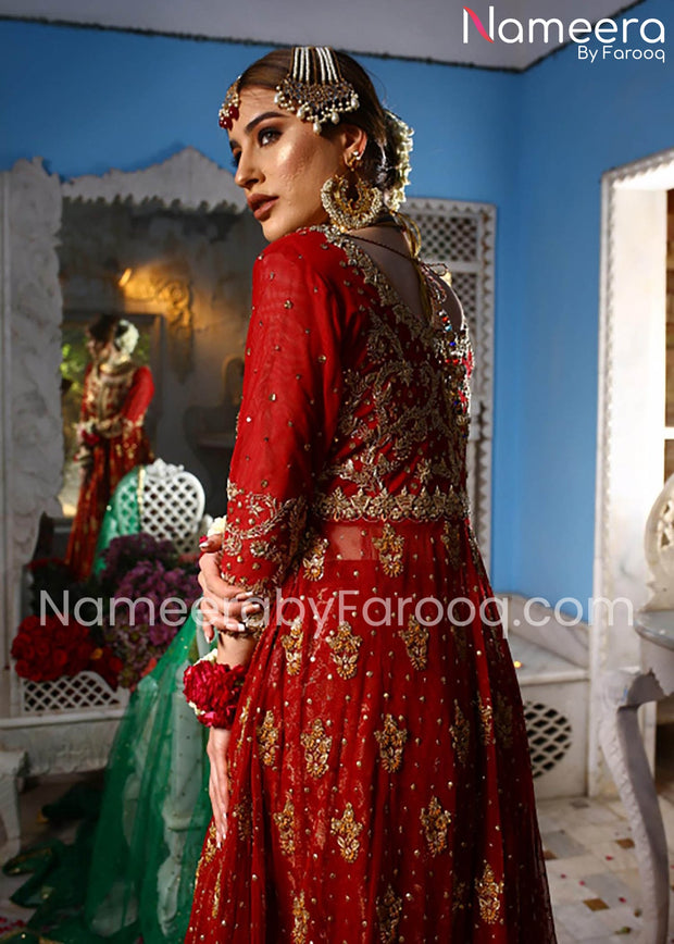 mehndi bridal dress