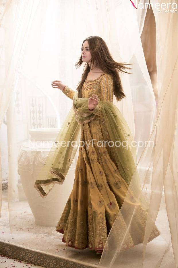 mehndi bridal dress online