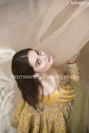 bridal mehndi dress