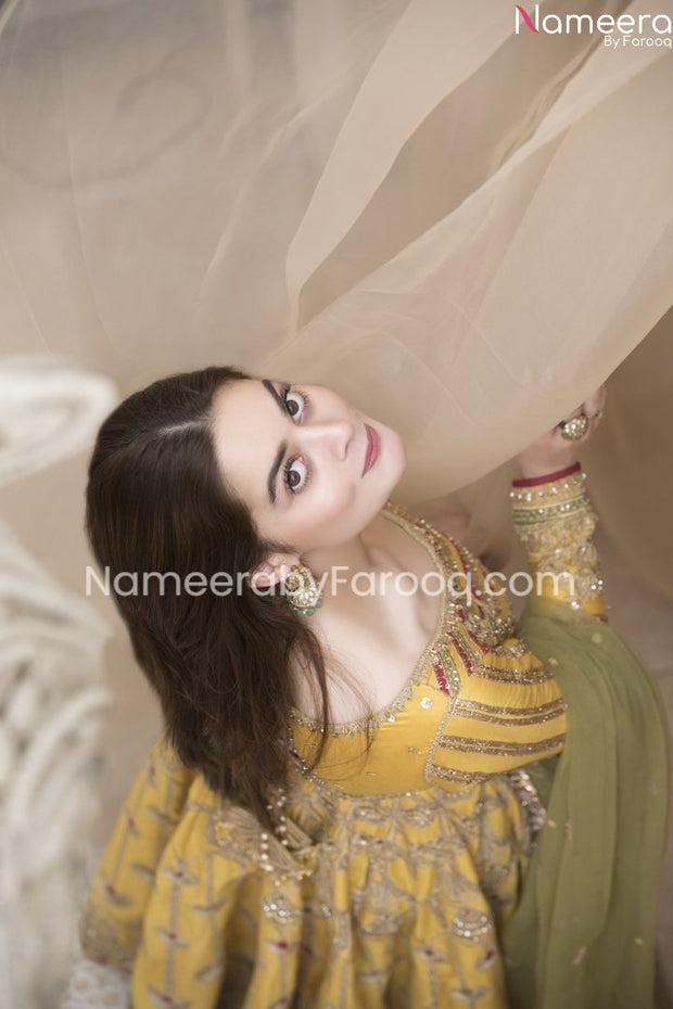 bridal mehndi dress