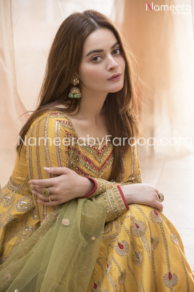 mehndi function dress