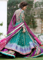 mehndi lehenga