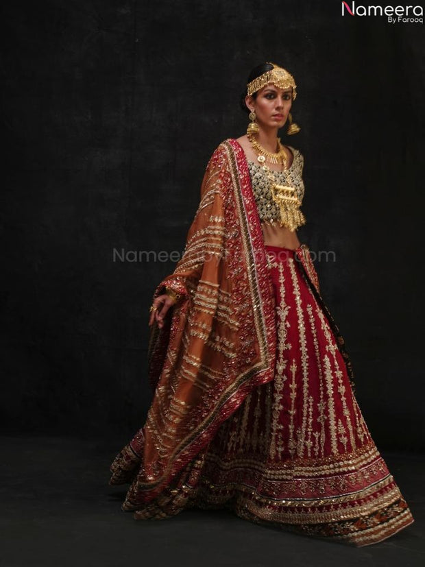 mehndi lehnga