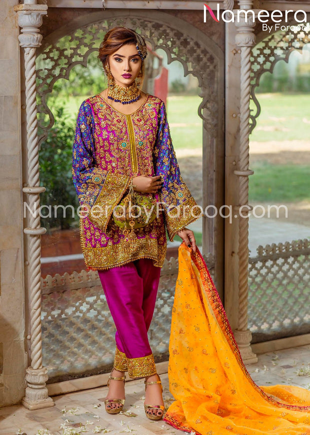 mehndi shalwar kameez