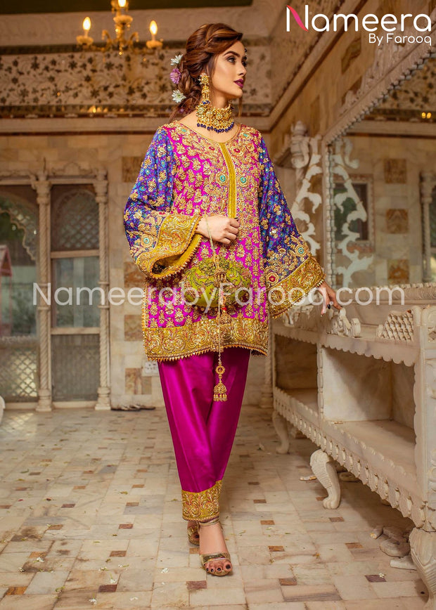 mehndi dress in pakistan online