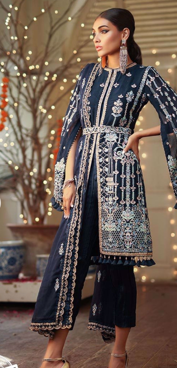 Navy blue shirt and trouser design 2019