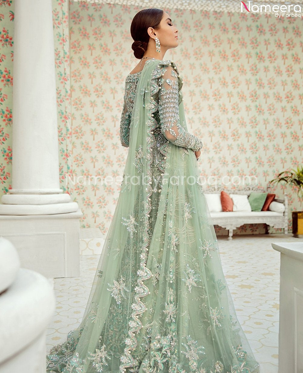 net bridal gown