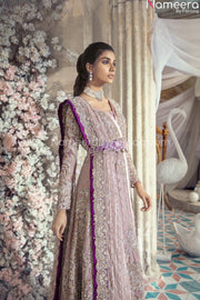 net bridal lehenga