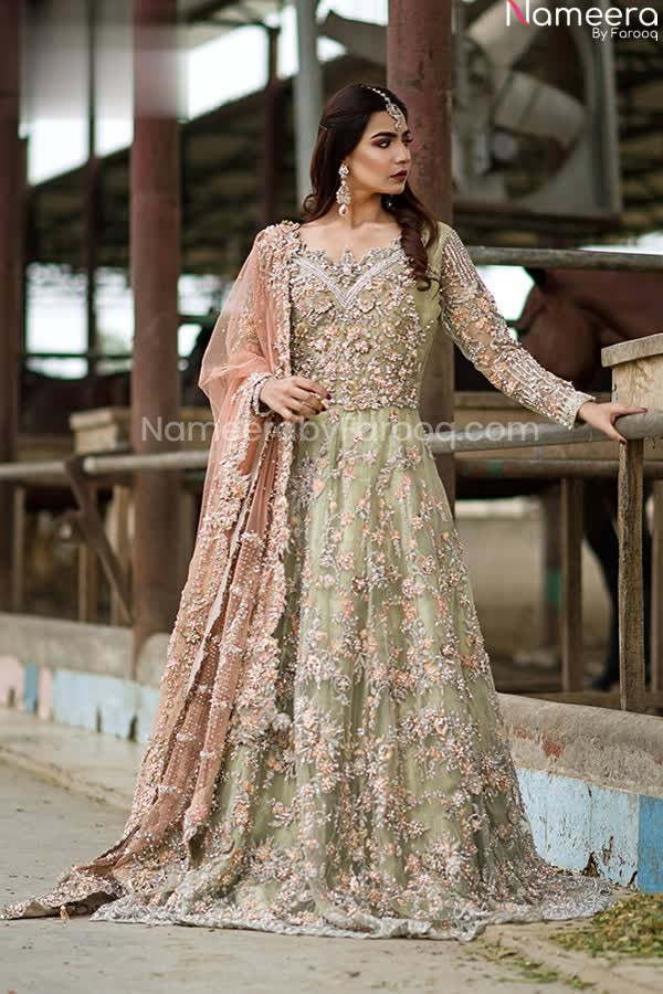 Net Lehenga Skirt Design Bridal Designer Dress #BN737