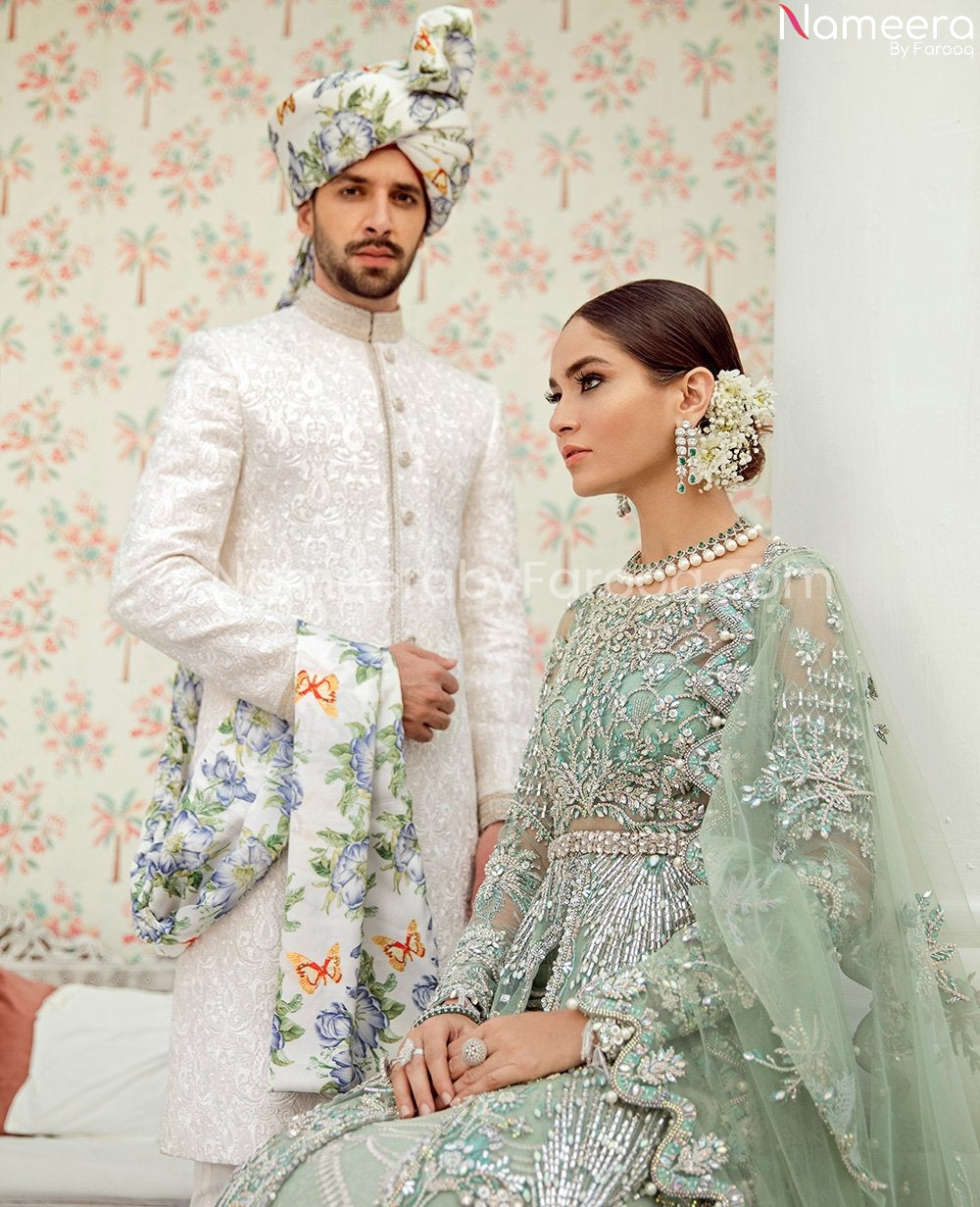 Net Pakistani Gown 