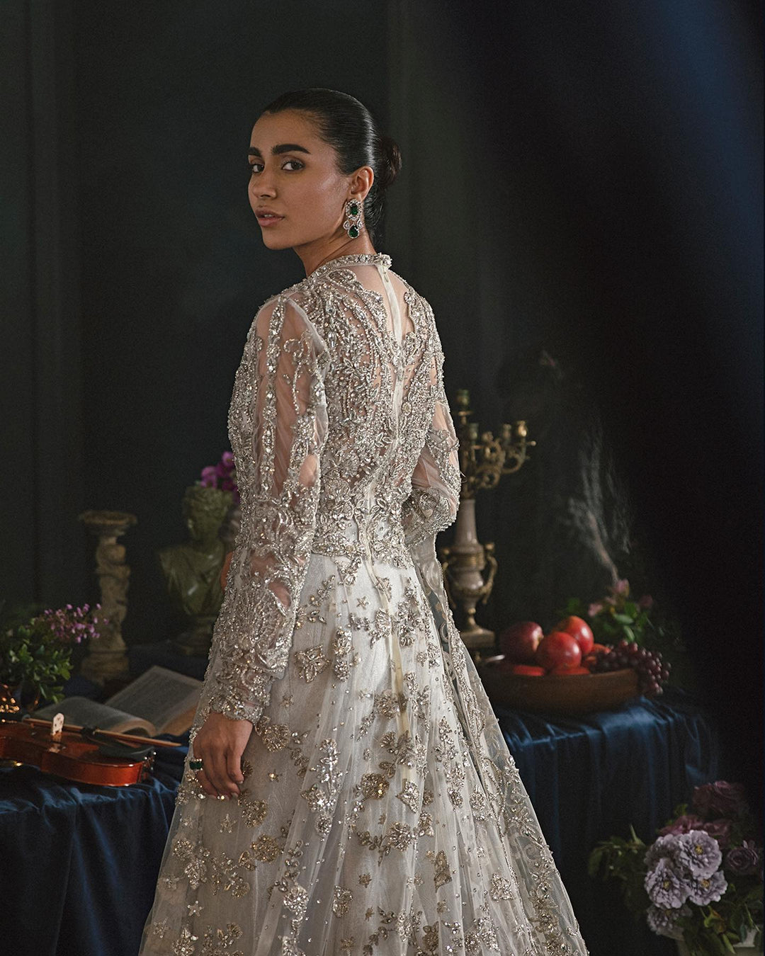 off white lehenga