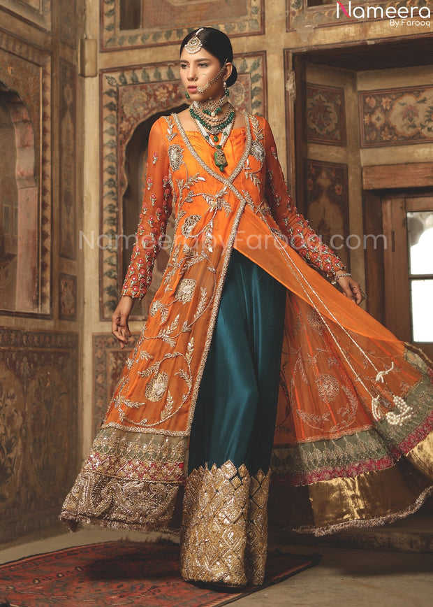 orange bridal dresses