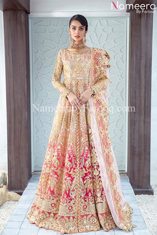 Orange Bridal Lehenga 