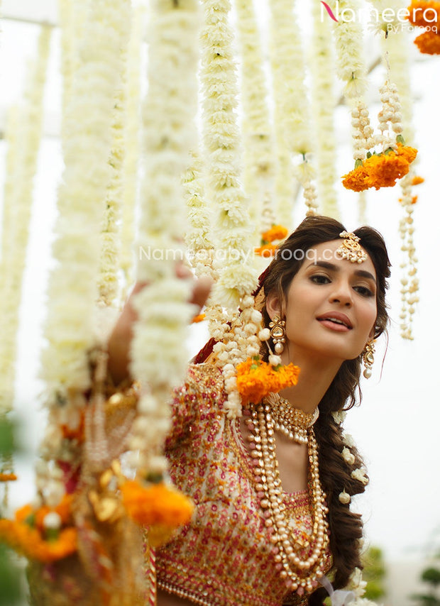 orange lehenga choli