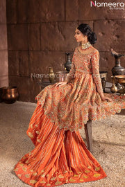 Orange Lehenga for Bride