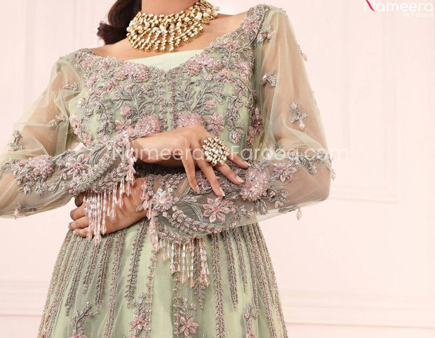 pakistani bridal frock