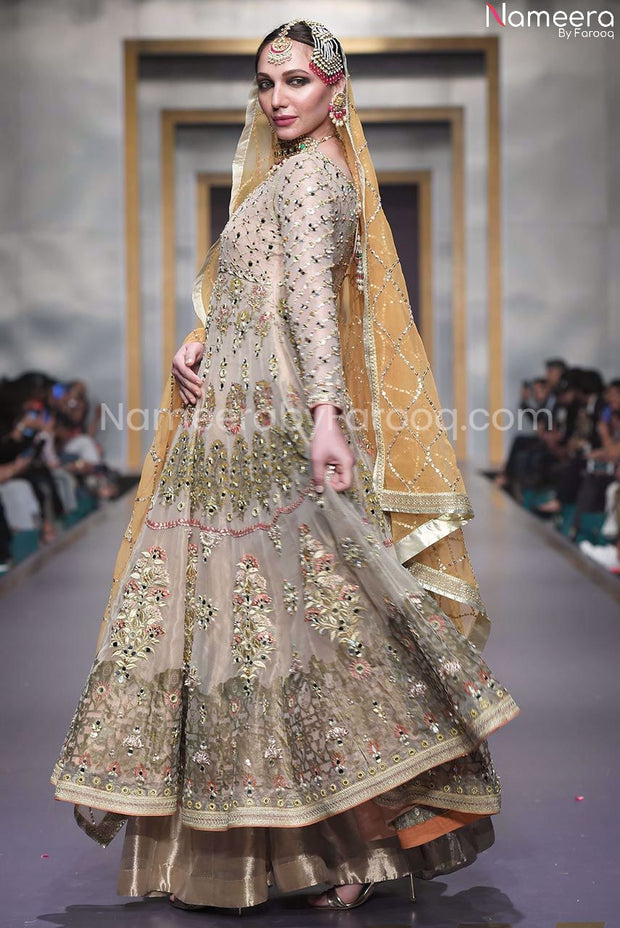pakistani bridal frock