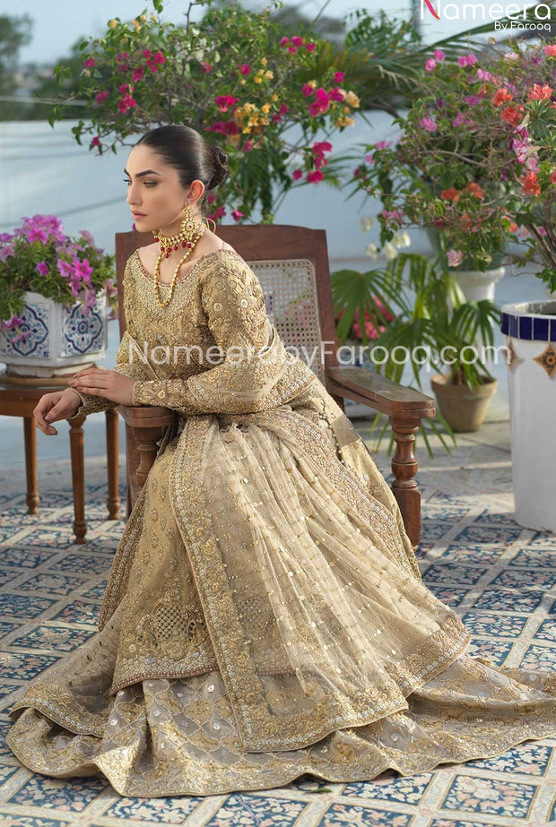 pakistani bridal gown