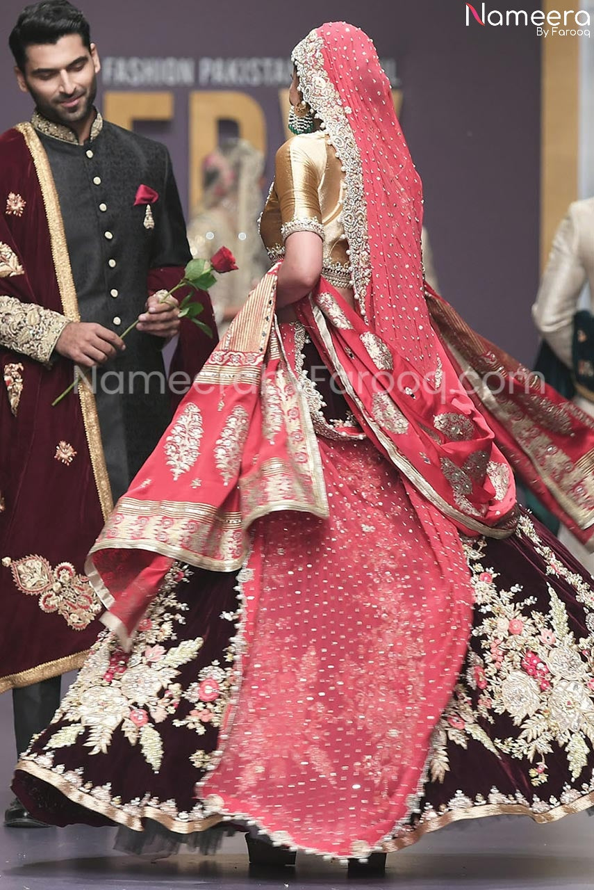 pakistani bridal lehenga online
