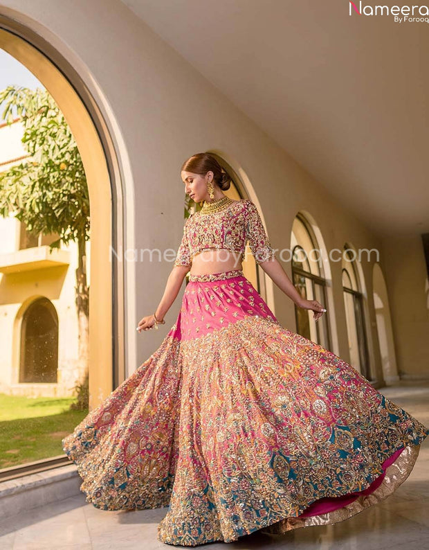 pakistani designer bridal lehenga