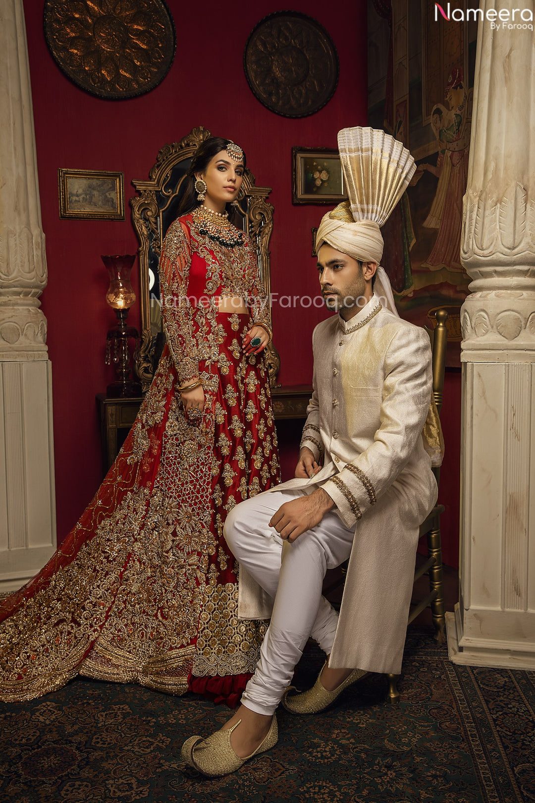Pakistani Designer Attire Lehenga with Jacket #BN884