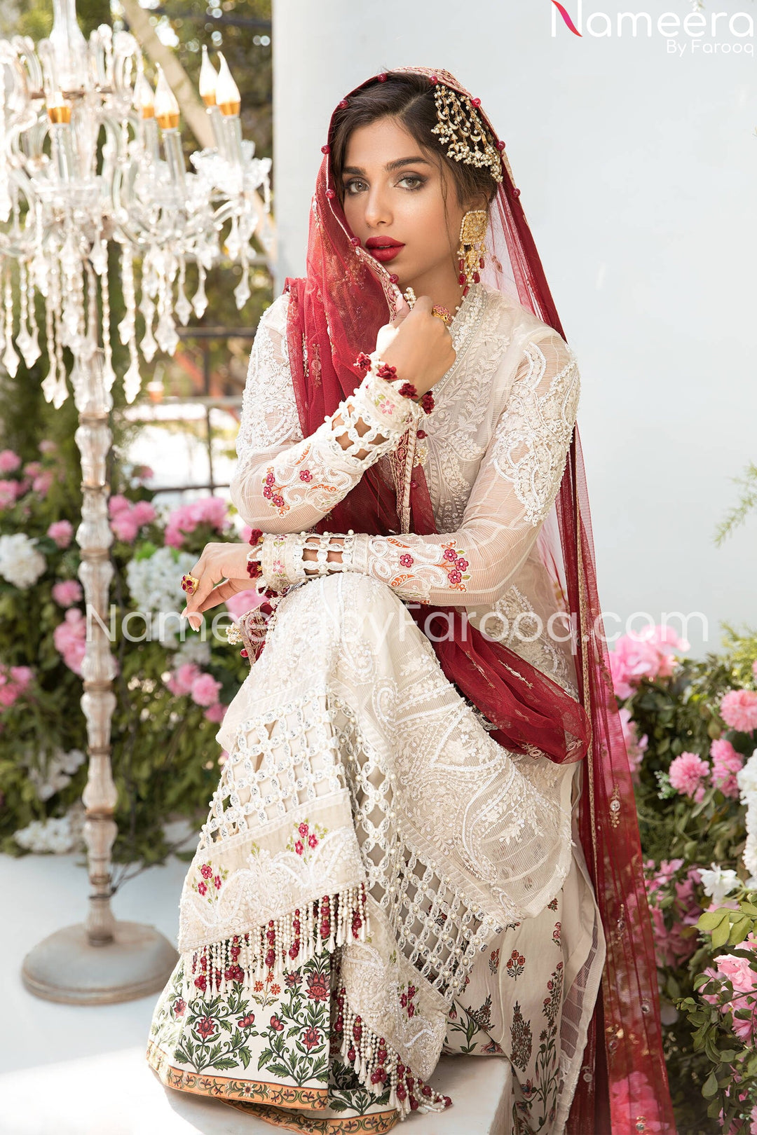pakistani long dresses party wear 2021