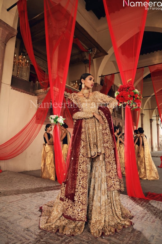 pakistani red bridal 