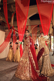 pakistani red bridal