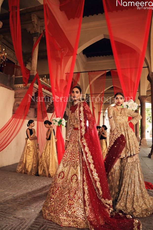 pakistani red bridal