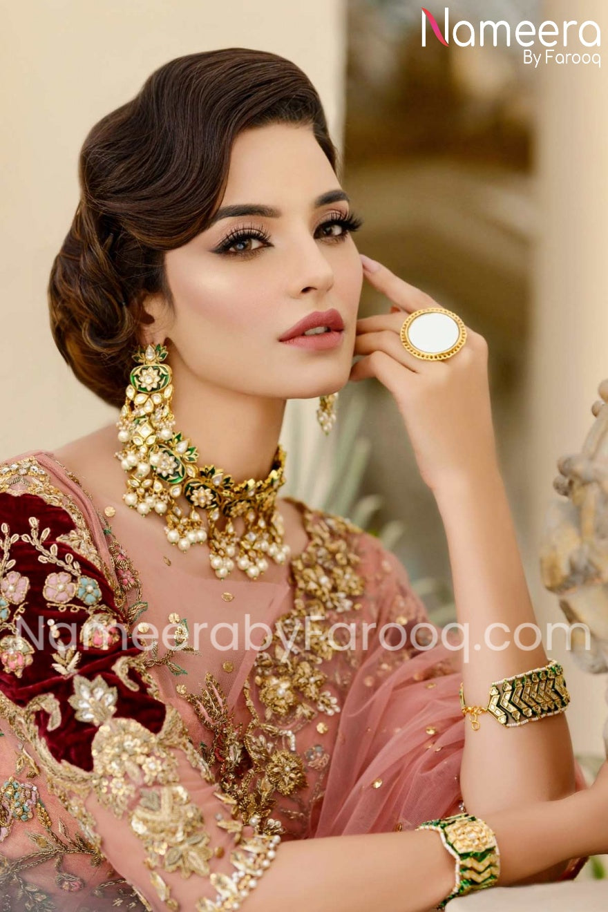 peach bridal combination 2021
